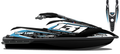 Kit de gráficas para moto de agua Kawasaki SX-R - Diseño 028 - LedPro Racing