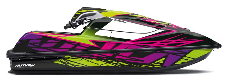Kit de gráficas para moto de agua Kawasaki SX-R - Diseño 090 - LedPro Racing
