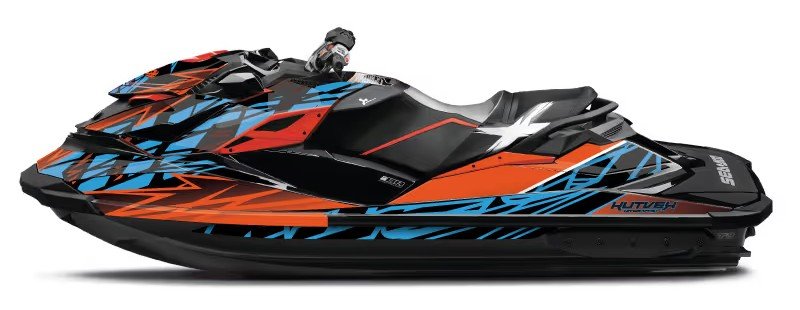 Kit de gráficas para moto de agua Sea-Doo GTI / GTR - Diseño 004 - LedPro Racing