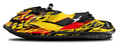 Kit de gráficas para moto de agua Sea-Doo GTI / GTR - Diseño 006 - LedPro Racing