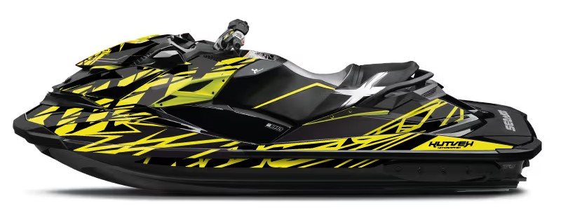 Kit de gráficas para moto de agua Sea-Doo RXP - Diseño 007 - LedPro Racing