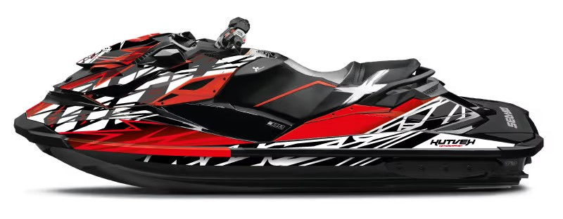 Kit de gráficas para moto de agua Sea-Doo RXP - Diseño 008 - LedPro Racing