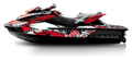 Kit de gráficas para moto de agua Sea-Doo RXT / GTX - Diseño 001 - LedPro Racing
