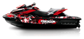 Kit de gráficas para moto de agua Sea-Doo RXT / GTX - Diseño 012 - LedPro Racing