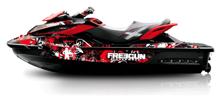 Kit de gráficas para moto de agua Sea-Doo RXT / GTX - Diseño 012 - LedPro Racing