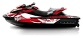 Kit de gráficas para moto de agua Sea-Doo RXT / GTX - Diseño 013 - LedPro Racing
