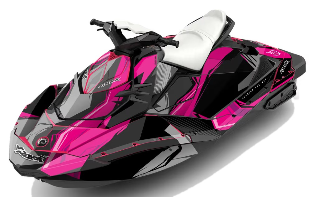 Kit de gráficas para moto de agua Sea-Doo Spark - Diseño 017 - LedPro Racing