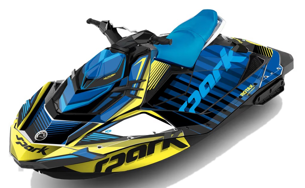 Kit de gráficas para moto de agua Sea-Doo Spark - Diseño 019 - LedPro Racing