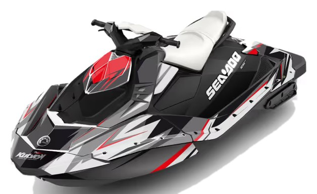 Kit de gráficas para moto de agua Sea-Doo Spark - Diseño 042 - LedPro Racing