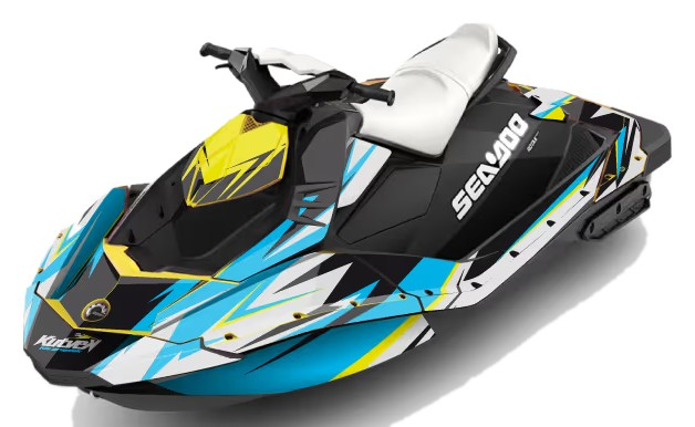 Kit de gráficas para moto de agua Sea-Doo Spark - Diseño 043 - LedPro Racing