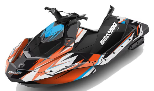 Kit de gráficas para moto de agua Sea-Doo Spark - Diseño 044 - LedPro Racing