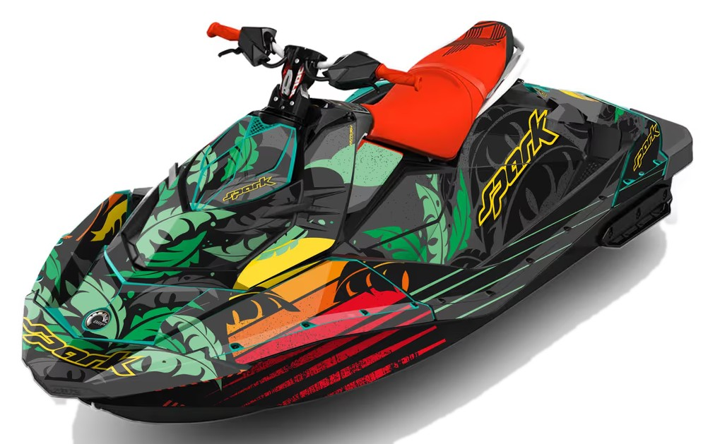 Kit de gráficas para moto de agua Sea-Doo Spark - Diseño 048 - LedPro Racing