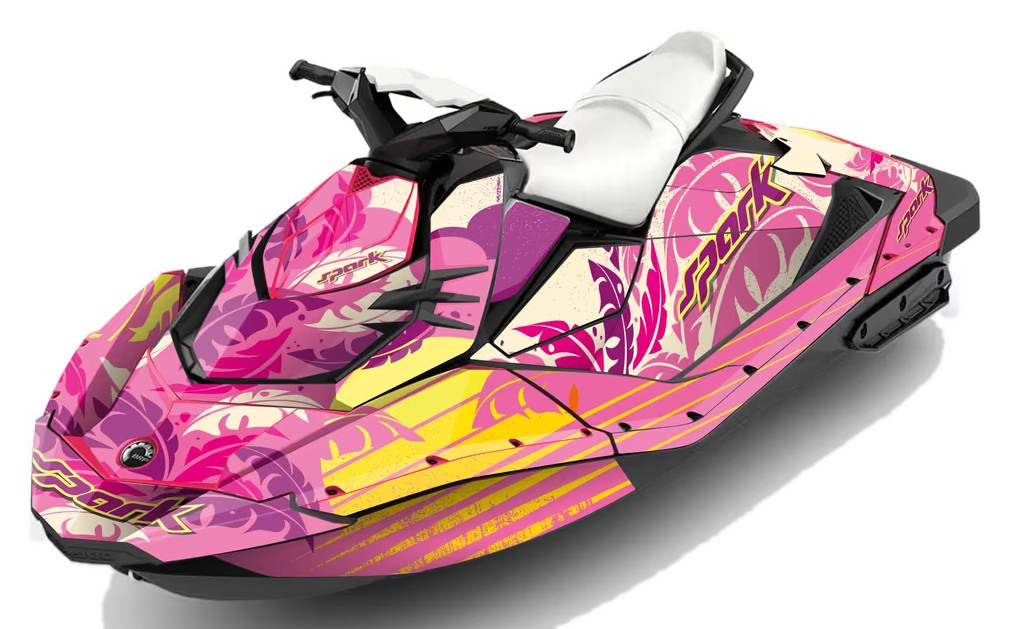 Kit de gráficas para moto de agua Sea-Doo Spark - Diseño 049 - LedPro Racing