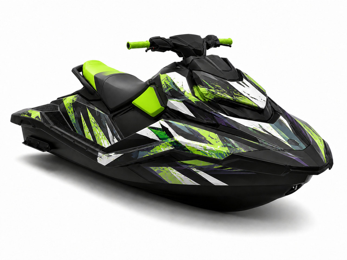 Kit de gráficas para moto de agua Sea-Doo Spark - Green Impact - LedPro Racing
