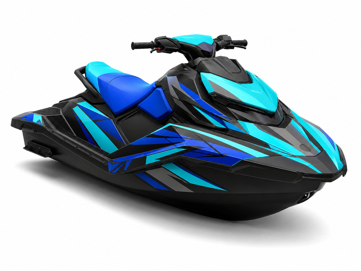 Kit de gráficas para moto de agua Sea-Doo Spark - Ocean Blue - LedPro Racing