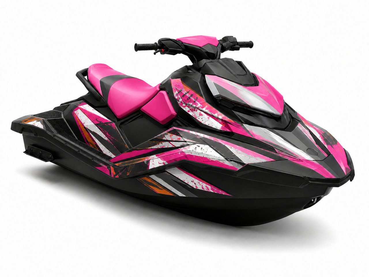 Kit de gráficas para moto de agua Sea-Doo Spark - Pink Orange - LedPro Racing