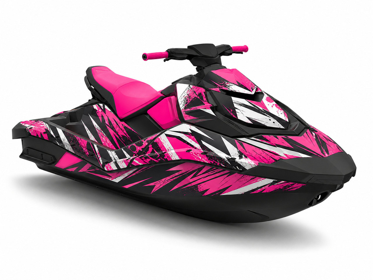 Kit de gráficas para moto de agua Sea-Doo Spark - Pink Racing - LedPro Racing