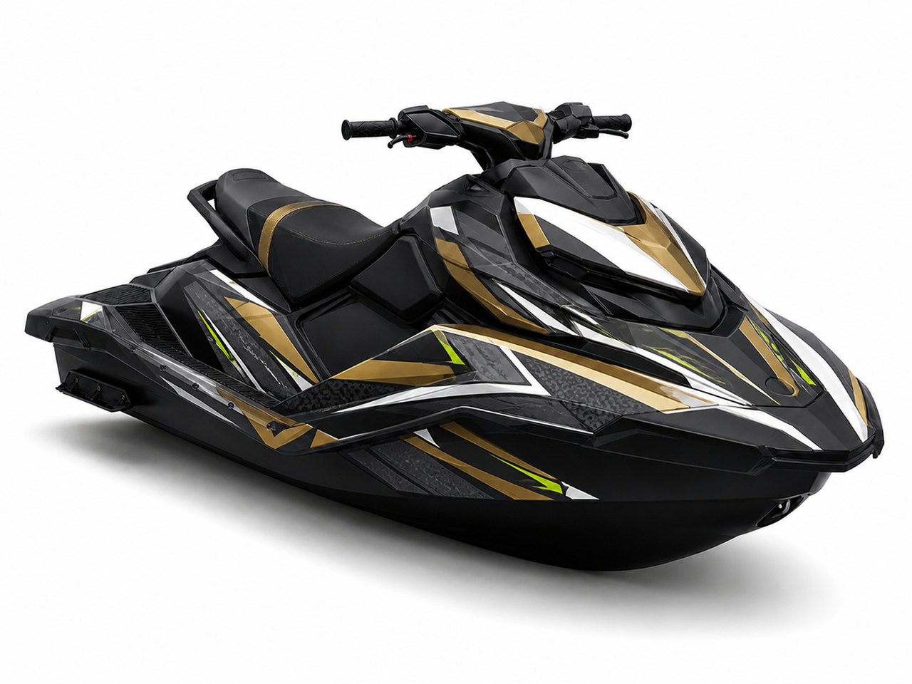 Kit de gráficas para moto de agua Sea-Doo Spark - Stealth Gold - LedPro Racing