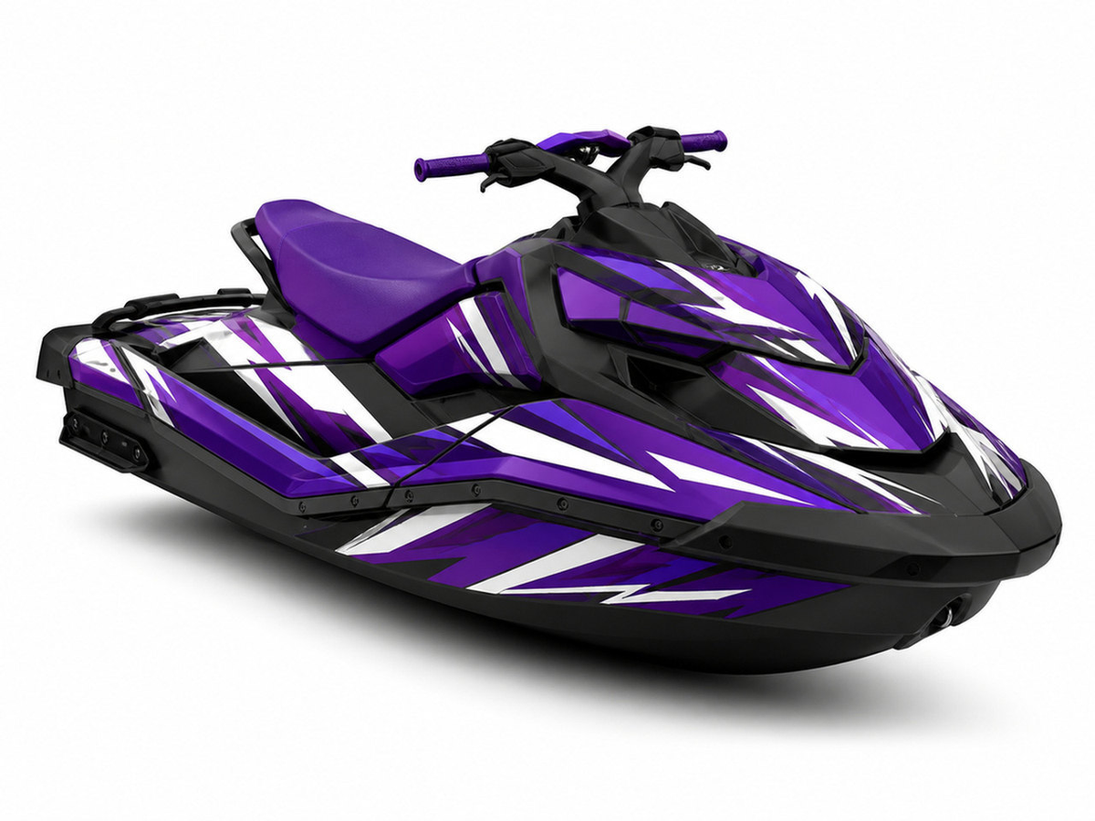 Kit de gráficas para moto de agua Sea-Doo Spark - Violet Rush - LedPro Racing