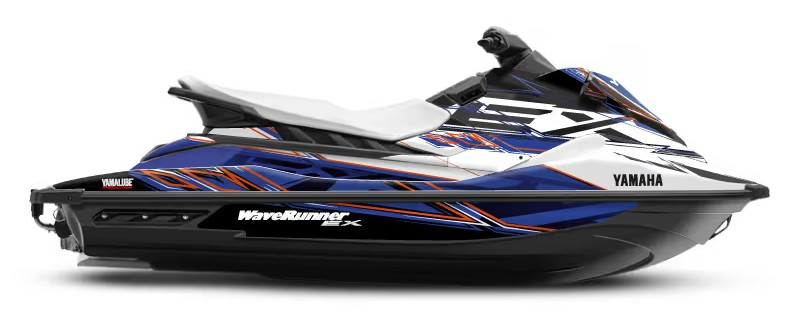 Kit de gráficas para moto de agua Yamaha EX - Diseño 035 - LedPro Racing