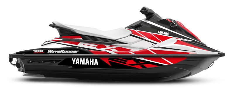 Kit de gráficas para moto de agua Yamaha EX - Diseño 038 - LedPro Racing