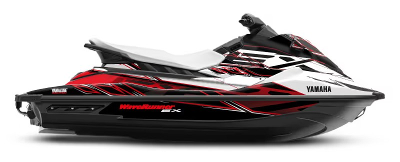 Kit de gráficas para moto de agua Yamaha EX - Diseño 042 - LedPro Racing