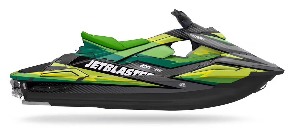 Kit de gráficas para moto de agua Yamaha JetBlaster - Diseño 010 - LedPro Racing