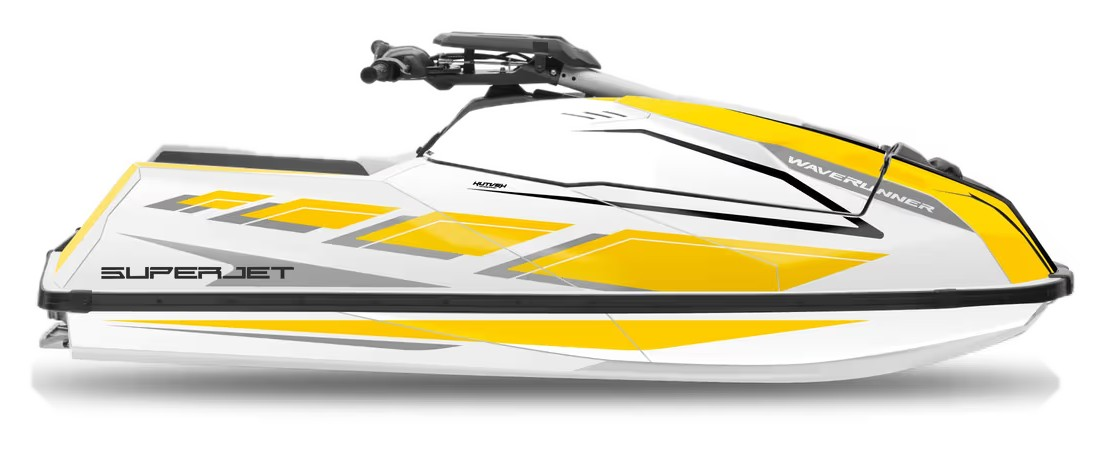 Kit de gráficas para moto de agua Yamaha SuperJet - Diseño 027 - LedPro Racing