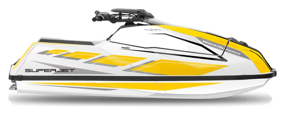 Kit de gráficas para moto de agua Yamaha SuperJet - Diseño 046 - LedPro Racing