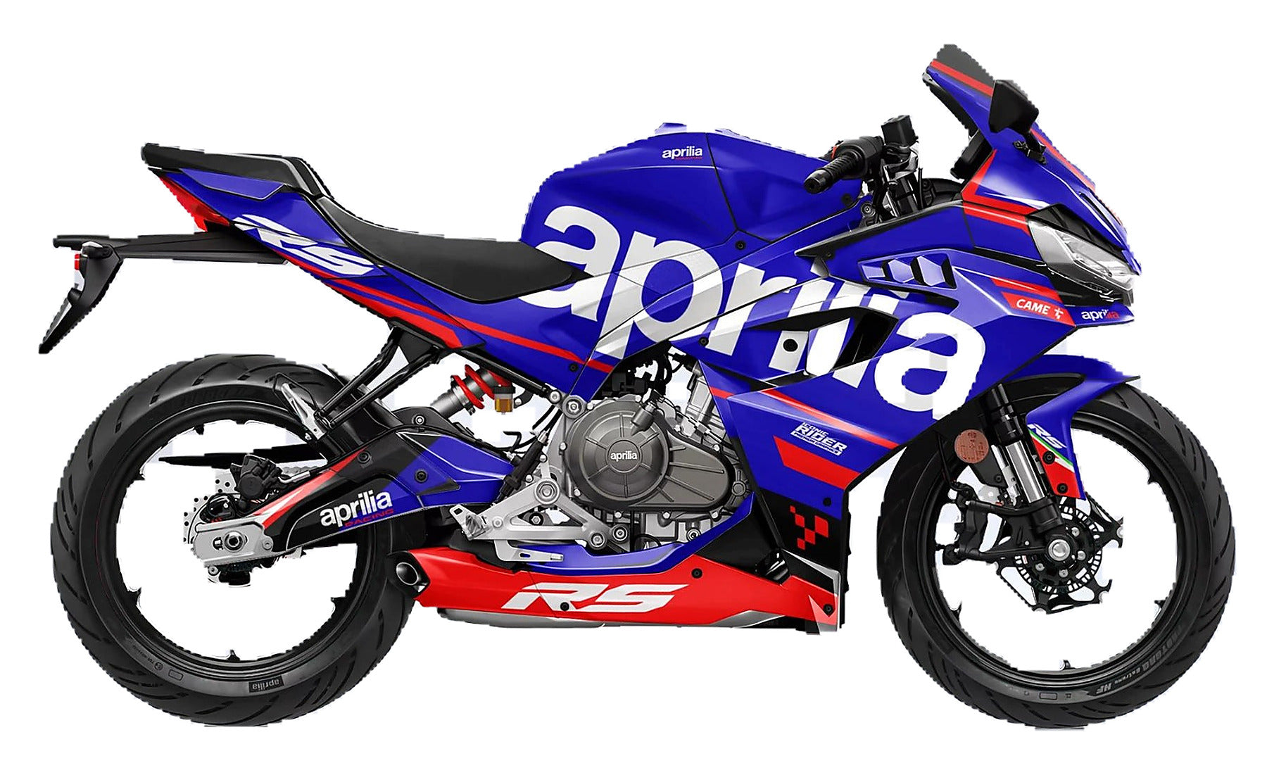 Kit de Gráficas para Moto de Pista Aprilia RS 457 - Diseño 02 - LedPro Racing