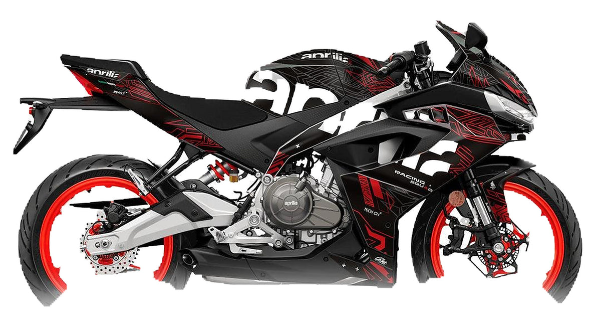 Kit de Gráficas para Moto de Pista Aprilia RS 457 - Diseño 05 - LedPro Racing