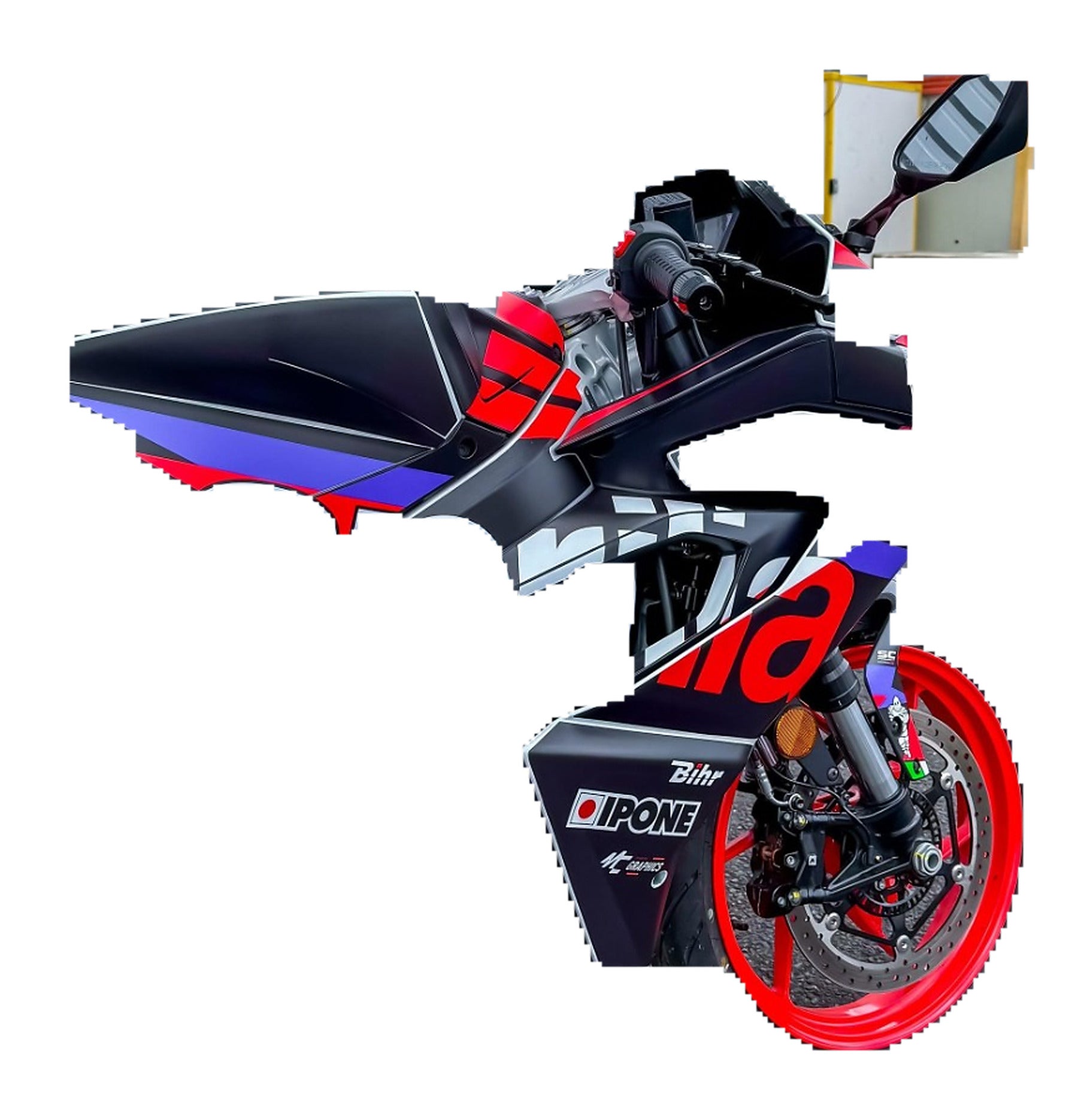 Kit de Gráficas para Moto de Pista Aprilia RS 457 - Diseño 08 - LedPro Racing