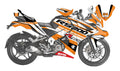 Kit de Gráficas para Moto de Pista Bajaj Pulsar RS 200 - Diseño 01 - LedPro Racing