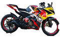 Kit de Gráficas para Moto de Pista Bajaj Pulsar RS 200 - Diseño 02 - LedPro Racing