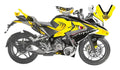 Kit de Gráficas para Moto de Pista Bajaj Pulsar RS 200 - Diseño 08 - LedPro Racing