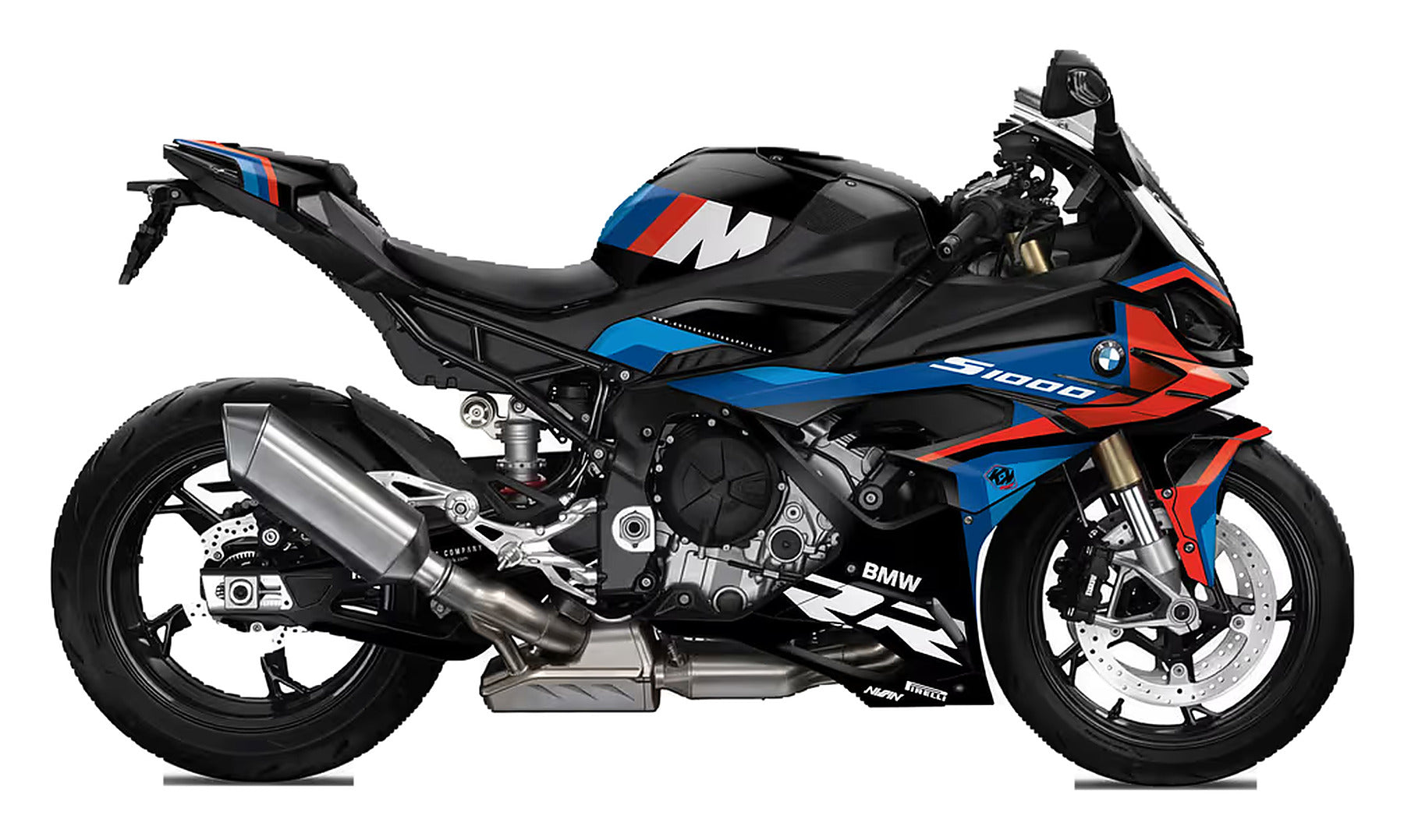 Kit de Gráficas para Moto de Pista BMW S 1000 RR - Diseño 02 - LedPro Racing