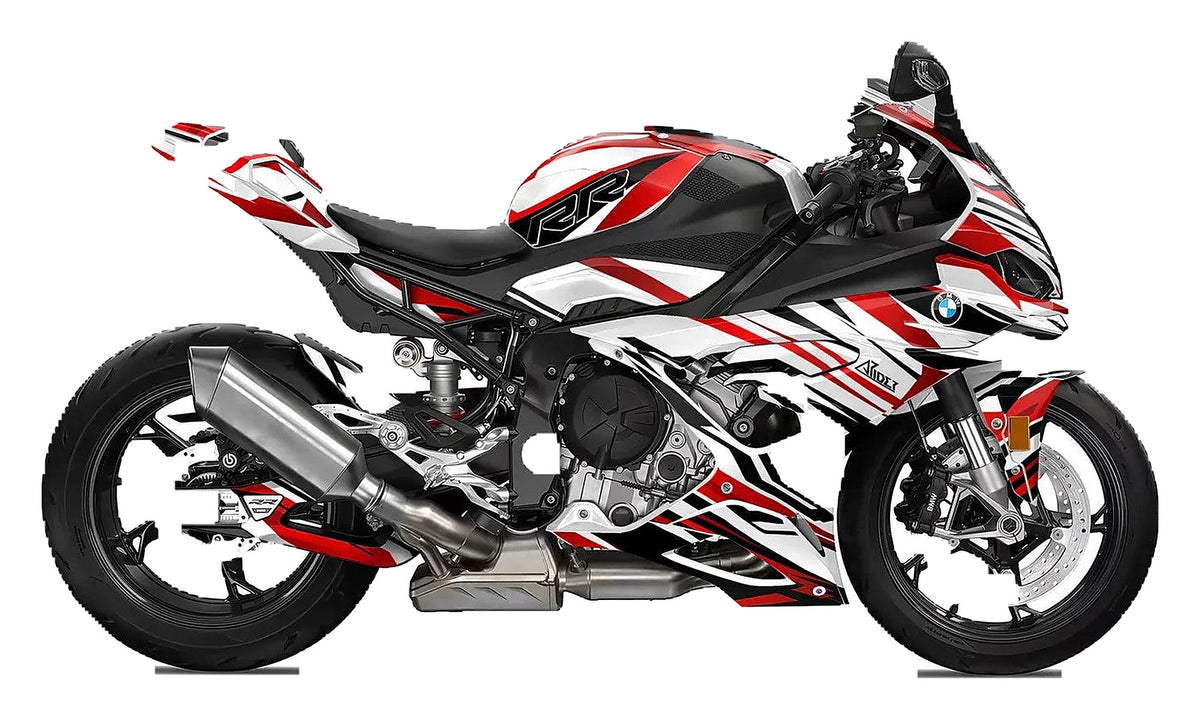 Kit de Gráficas para Moto de Pista BMW S 1000 RR - Diseño 12 - LedPro Racing