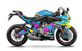 Kit de Gráficas para Moto de Pista CF Moto 675 SR - Diseño 01 - LedPro Racing