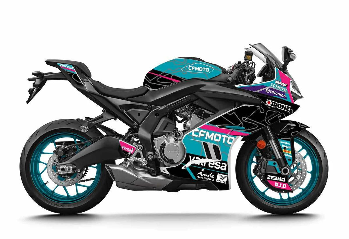Kit de Gráficas para Moto de Pista CF Moto 675 SR - Diseño 02 - LedPro Racing