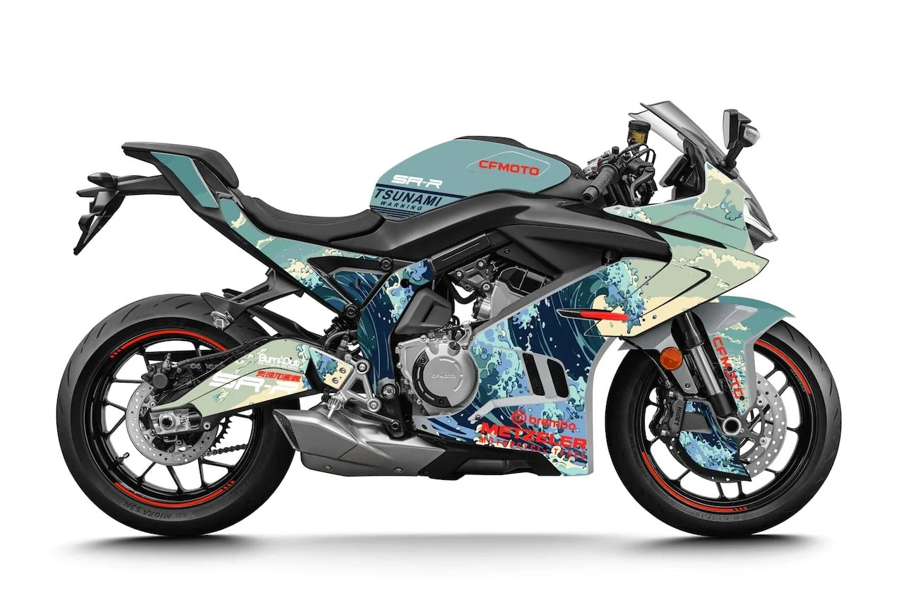 Kit de Gráficas para Moto de Pista CF Moto 675 SR - Diseño 05 - LedPro Racing