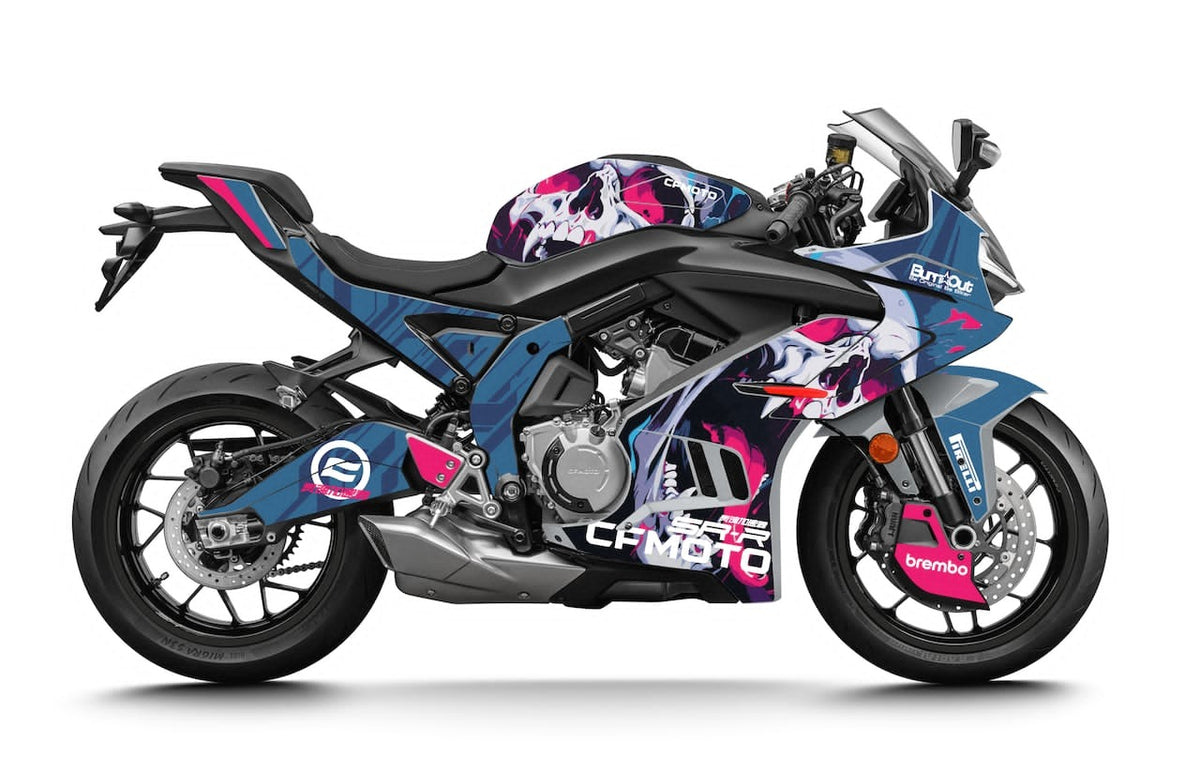 Kit de Gráficas para Moto de Pista CF Moto 675 SR - Diseño 07 - LedPro Racing