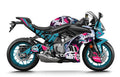 Kit de Gráficas para Moto de Pista CF Moto 675 SR - Diseño 08 - LedPro Racing