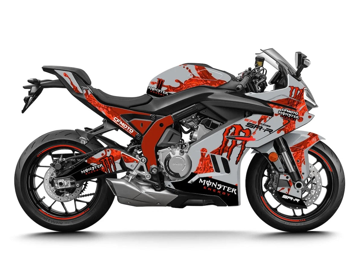 Kit de Gráficas para Moto de Pista CF Moto 675 SR - Diseño 13 - LedPro Racing