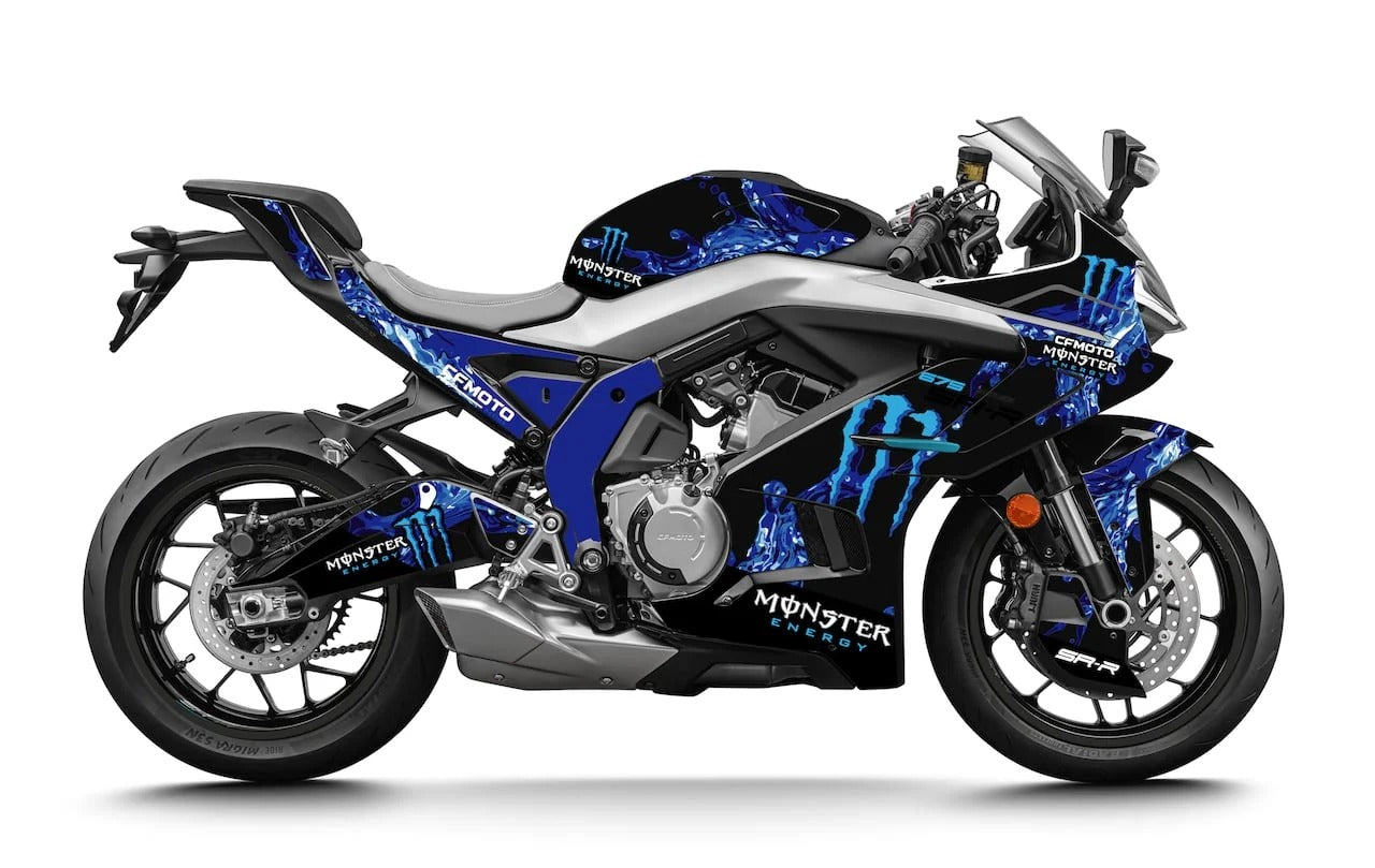 Kit de Gráficas para Moto de Pista CF Moto 675 SR - Diseño 17 - LedPro Racing