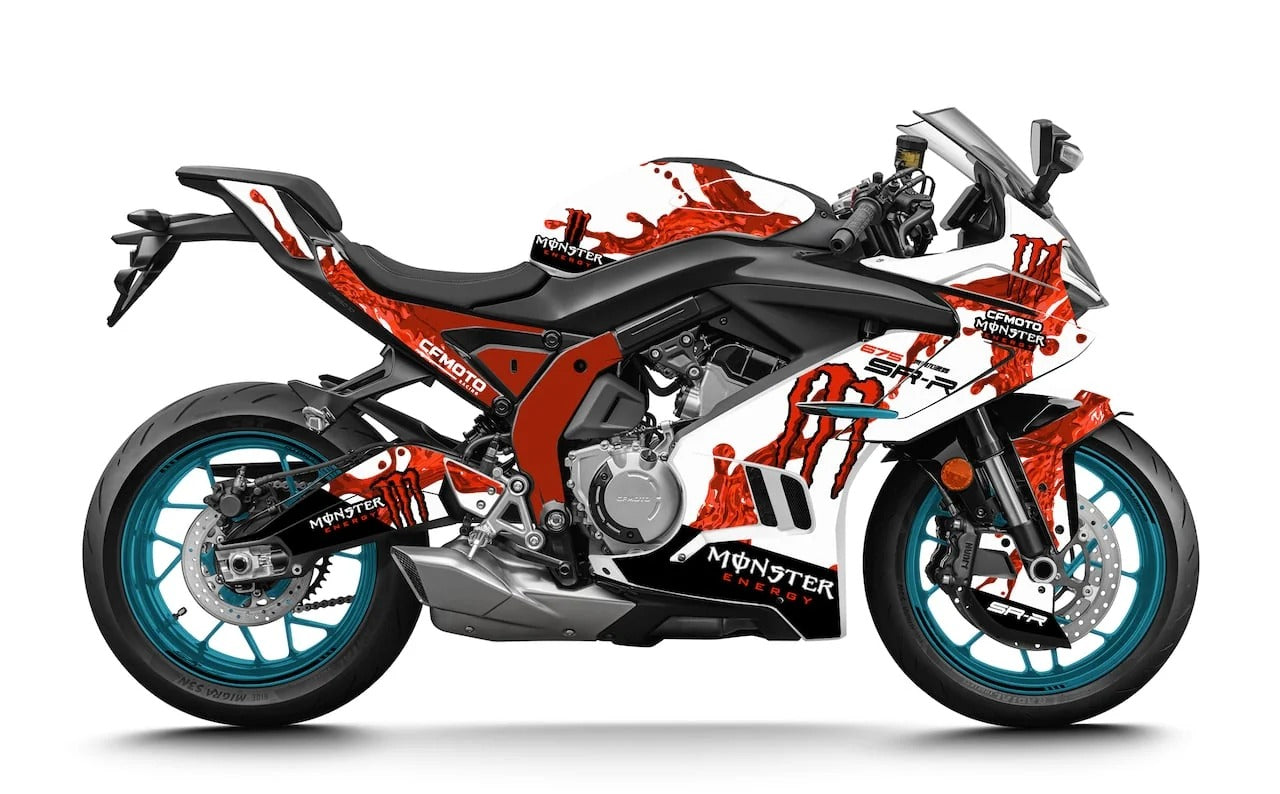 Kit de Gráficas para Moto de Pista CF Moto 675 SR - Diseño 20 - LedPro Racing