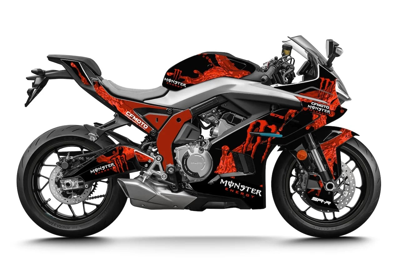 Kit de Gráficas para Moto de Pista CF Moto 675 SR - Diseño 21 - LedPro Racing