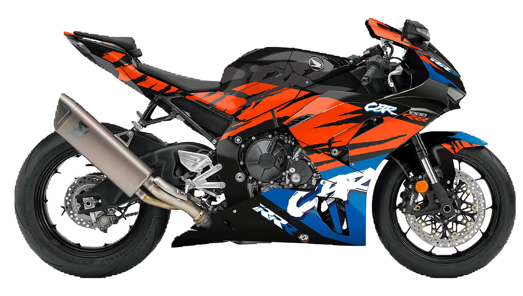Kit de Gráficas para Moto de Pista Honda CBR - Diseño 03 - LedPro Racing