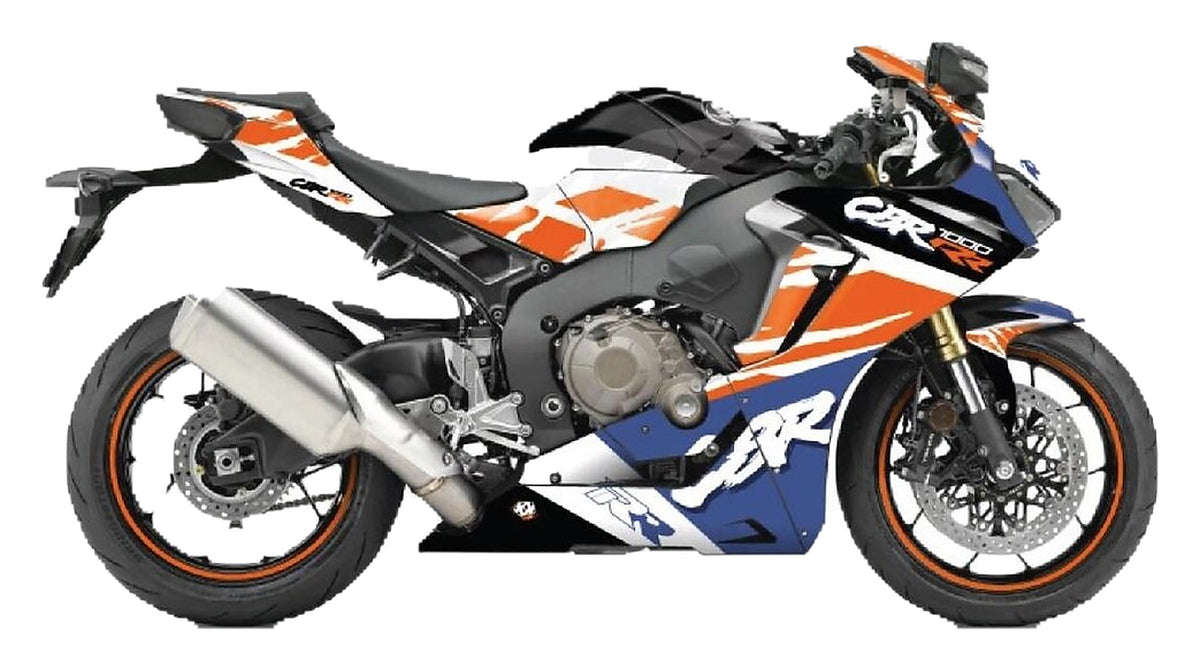 Kit de Gráficas para Moto de Pista Honda CBR - Diseño 05 - LedPro Racing