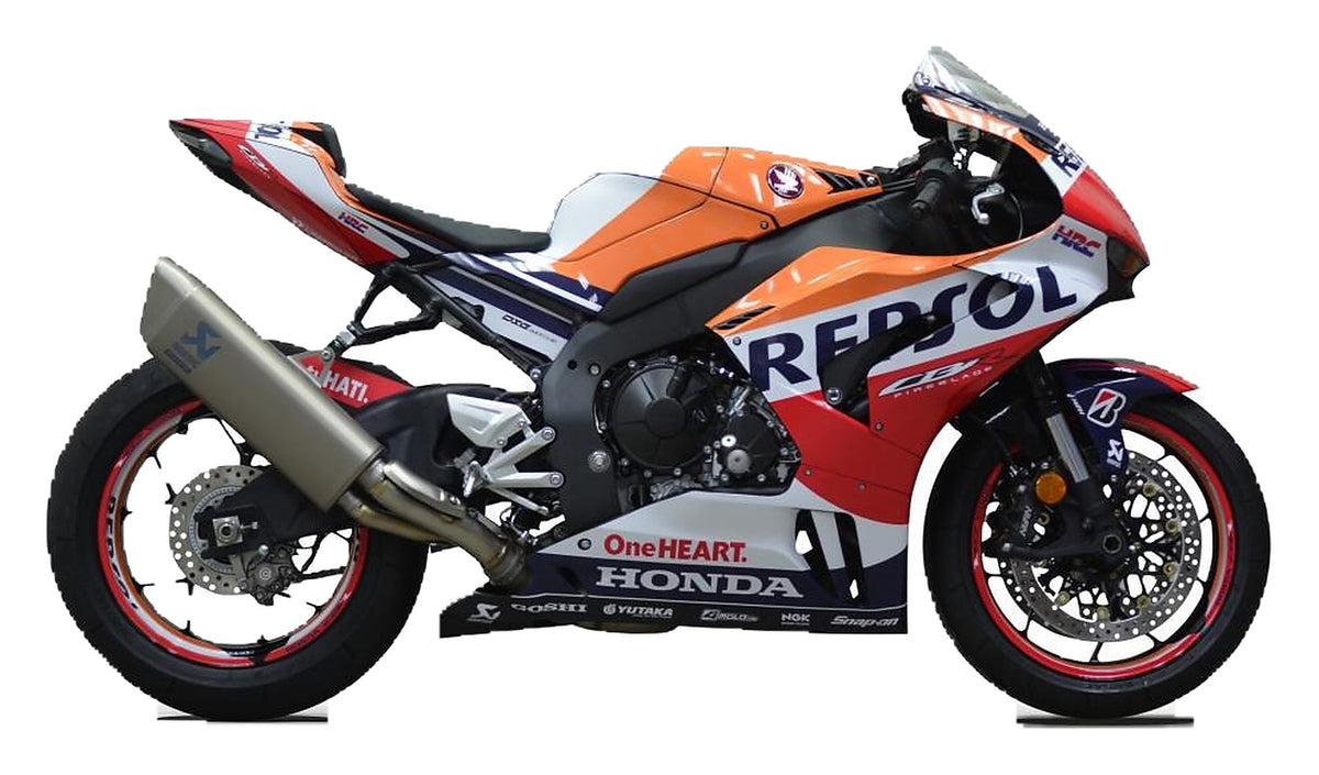 Kit de Gráficas para Moto de Pista Honda CBR - Diseño 14 - LedPro Racing