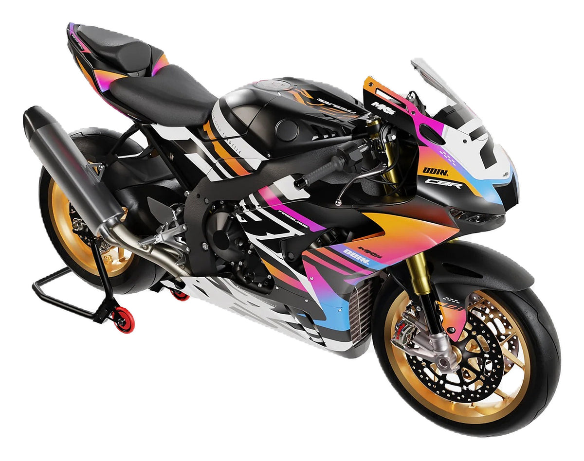 Kit de Gráficas para Moto de Pista Honda CBR - Diseño 16 - LedPro Racing
